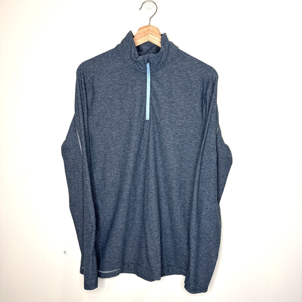 Lululemon Surge Warm 1/2 Zip Pullover Shirt Activewear Reflective Men's L